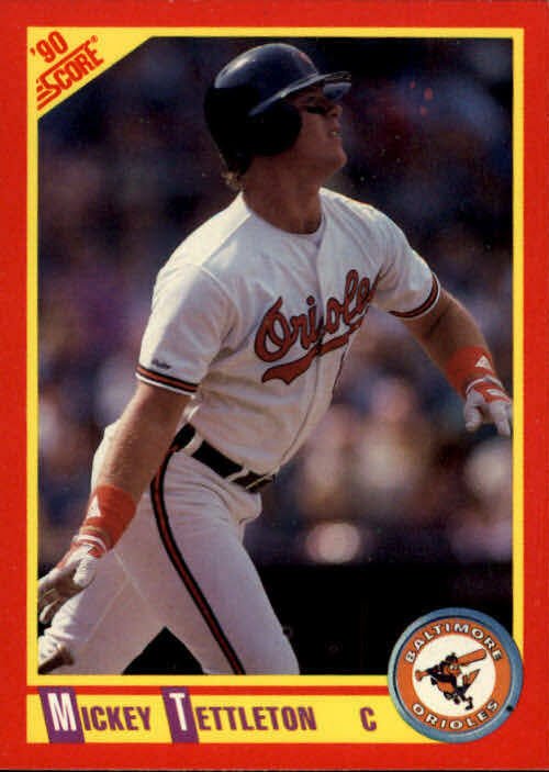 1990 Score 322 Mickey Tettleton