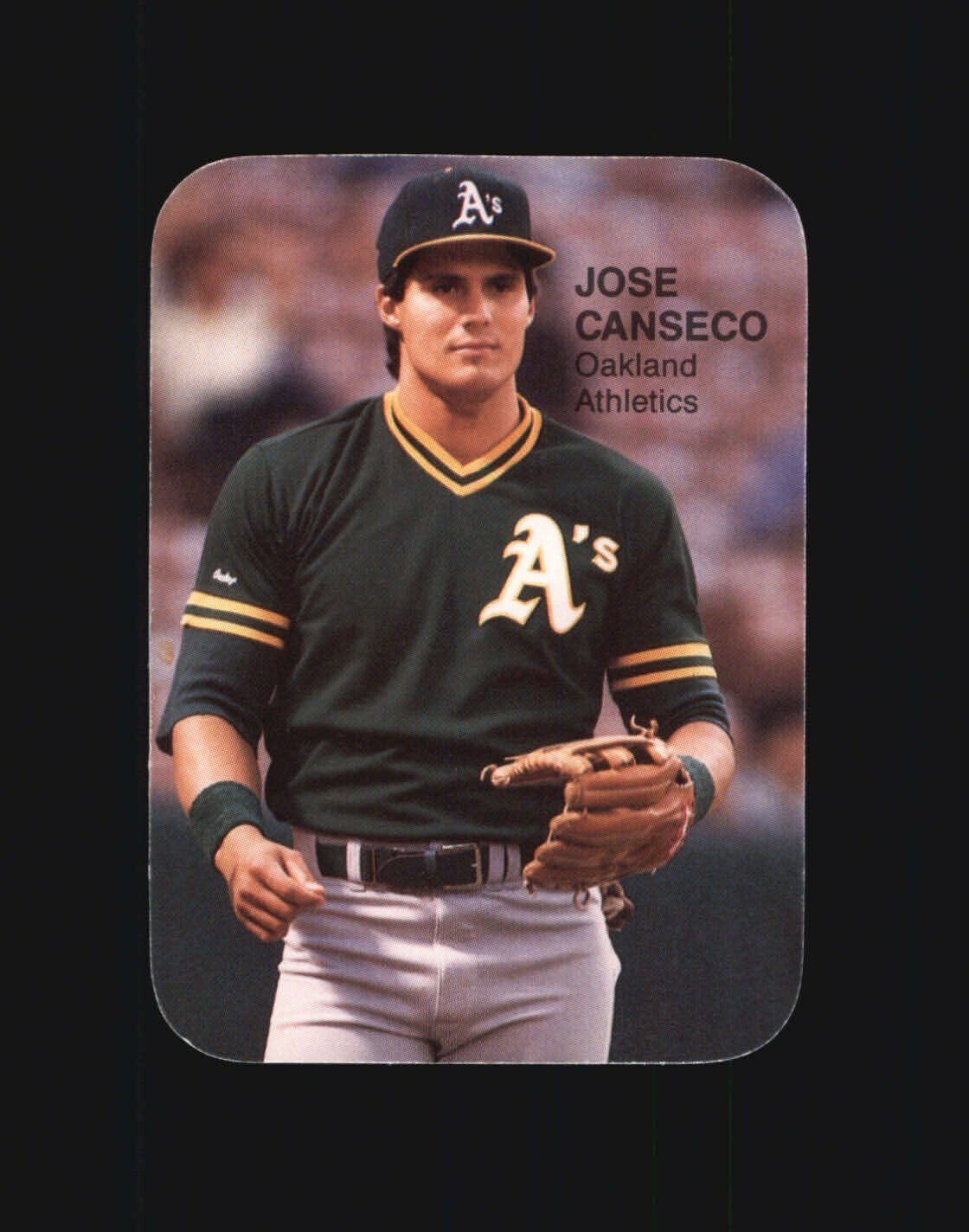 1987 Broder The Press Box Collector's Choices of the 1980's 20 Jose Canseco