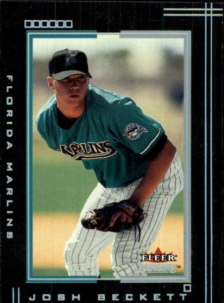 2002 Fleer Genuine 55 Josh Beckett