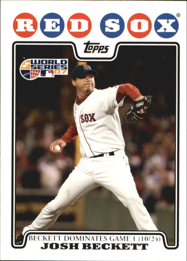 2008 Topps 217 Josh Beckett