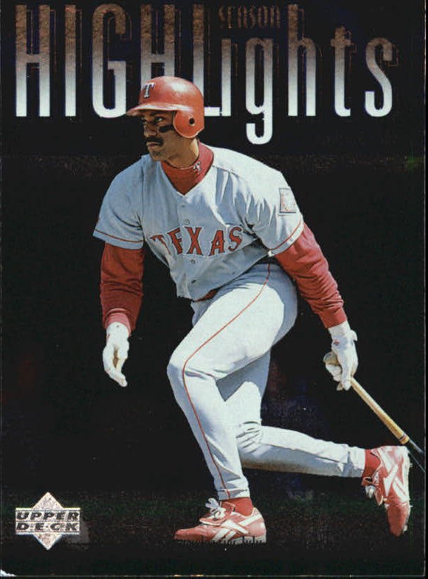 1997 Upper Deck 219 Juan Gonzalez SH CL