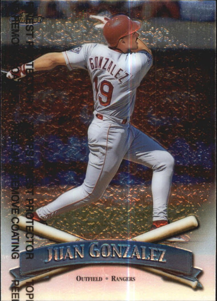 1998 Finest 260 Juan Gonzalez