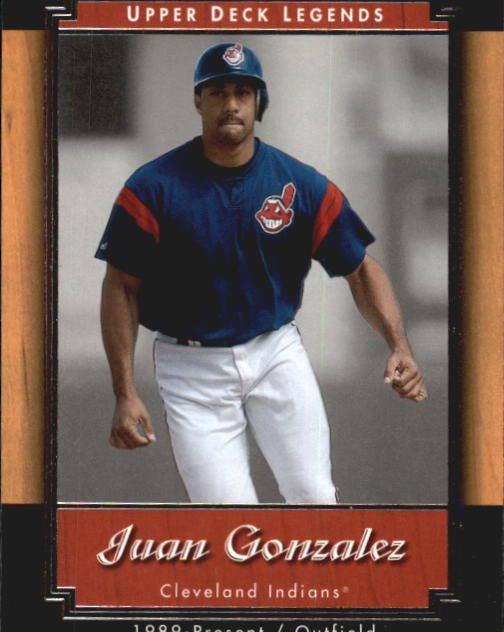 2001 Upper Deck Legends 14 Juan Gonzalez