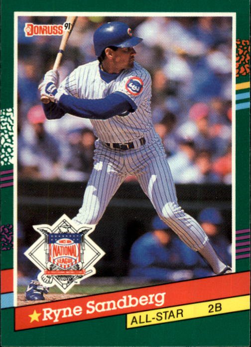 1991 Donruss 433 Ryne Sandberg AS
