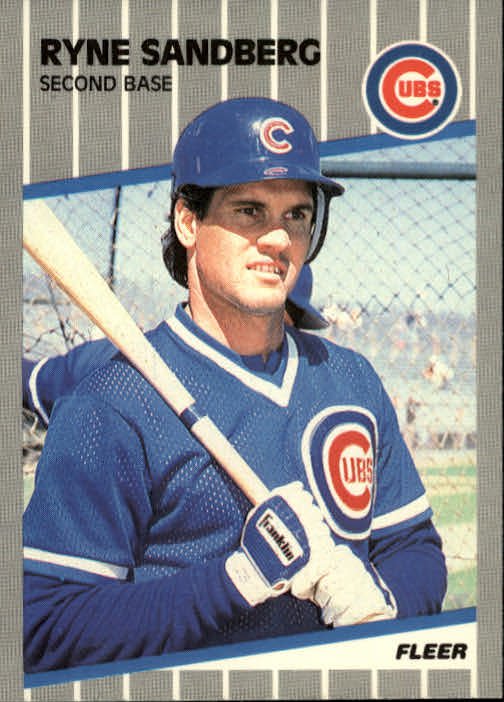1989 Fleer 437 Ryne Sandberg