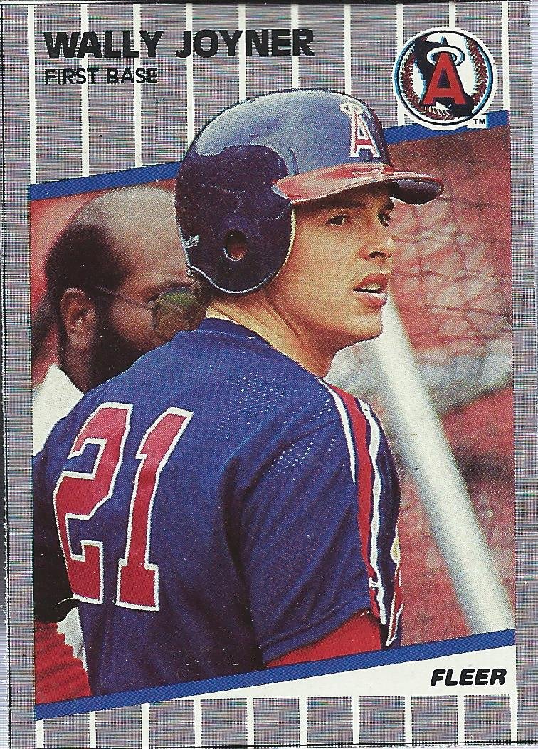 1989 Fleer Wax Box Cards C16 Wally Joyner