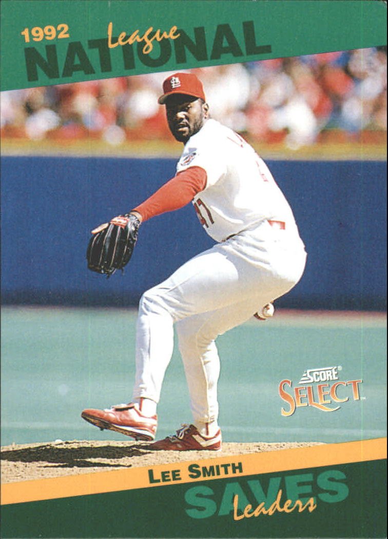 1993 Select Stat Leaders 70 Lee Smith