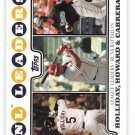 2008 Topps 58 Matt Holliday/Ryan Howard/Miguel Cabrera