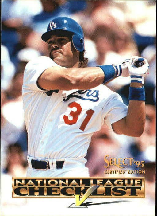 1995 Select Certified Checklists 5 Mike Piazza
