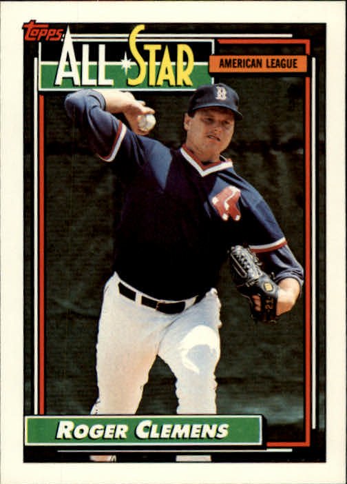 1992 Topps 405 Roger Clemens AS