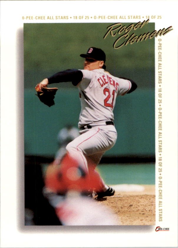 1994 O-Pee-Chee All-Star Redemptions 18 Roger Clemens