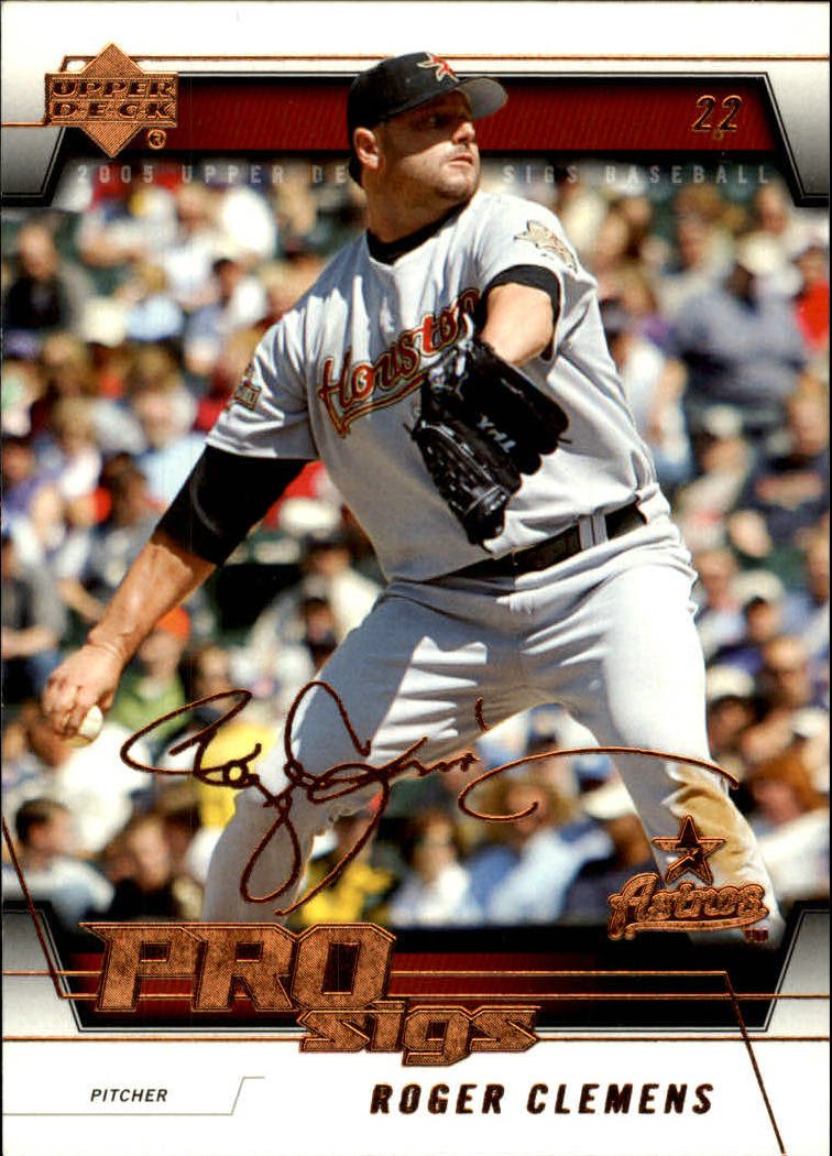 2005 Upper Deck Pro Sigs 38 Roger Clemens