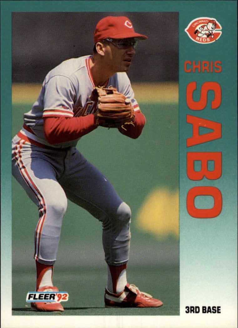 1992 Fleer 420 Chris Sabo