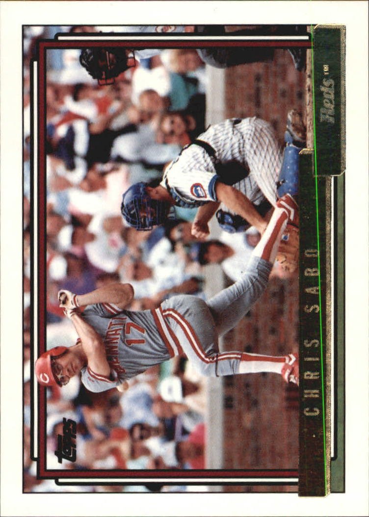 1992 Topps Gold 485 Chris Sabo