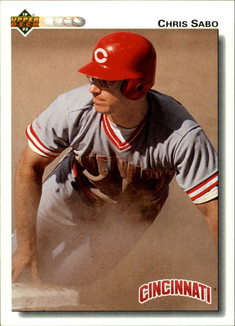 1992 Upper Deck 123 Chris Sabo