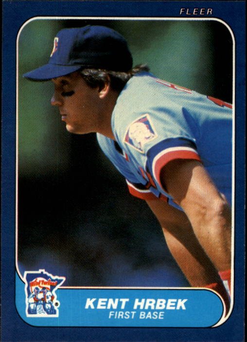 1986 Fleer 397 Kent Hrbek