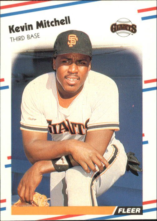 1988 Fleer Glossy 92 Kevin Mitchell