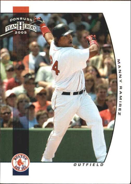 2005 Donruss Team Heroes 63 Manny Ramirez