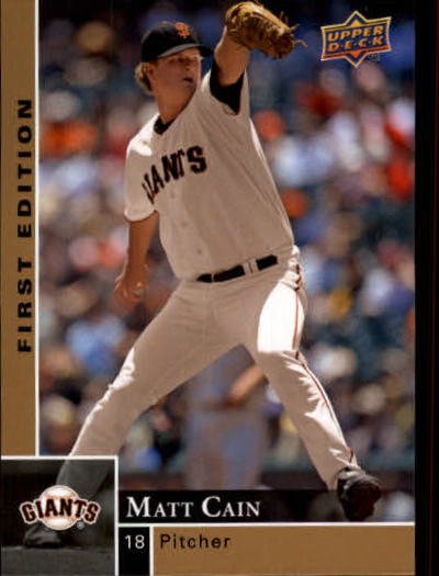 2009 Upper Deck First Edition 249 Matt Cain