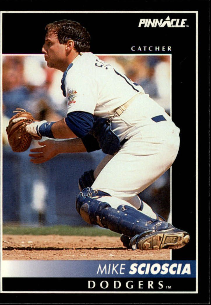 1992 Pinnacle 210 Mike Scioscia