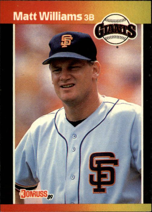 1989 Donruss 594 Matt Williams