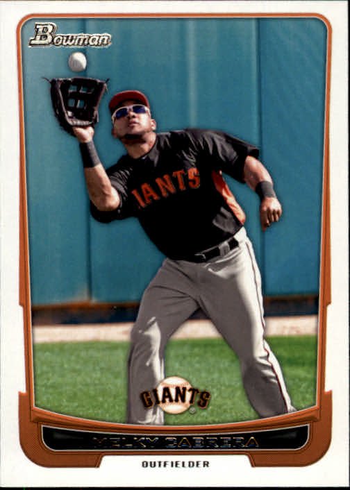 2012 Bowman 40 Melky Cabrera