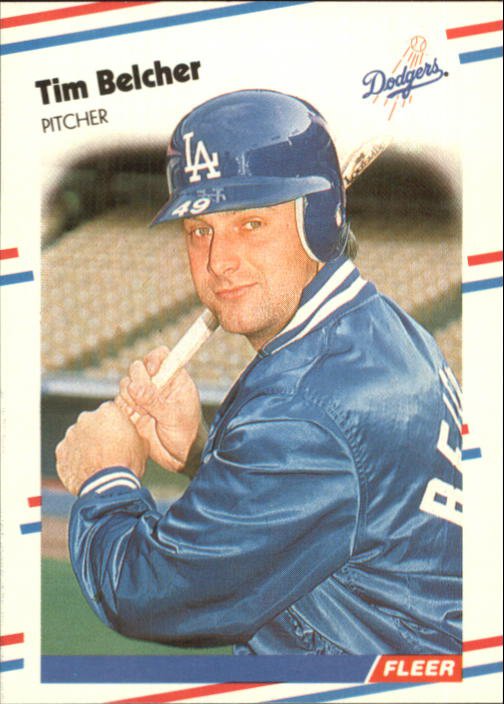 1988 Fleer Glossy 509 Tim Belcher