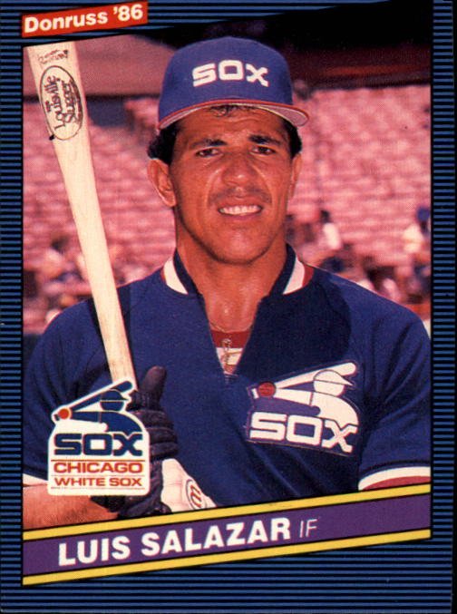 1986 Donruss 302 Luis Salazar