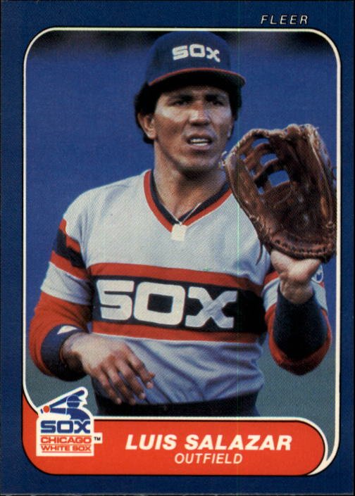 1986 Fleer 215 Luis Salazar