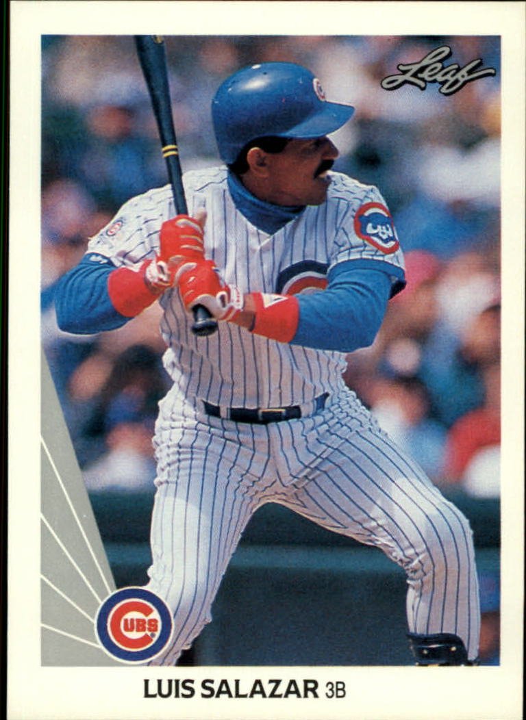 1990 Leaf 388 Luis Salazar