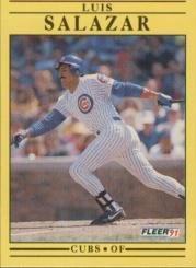 1991 Fleer 430 Luis Salazar