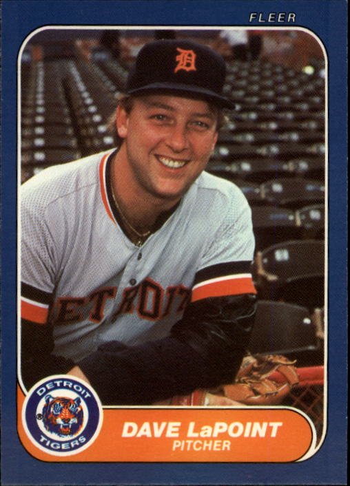 1986 Fleer Update 64 Dave LaPoint