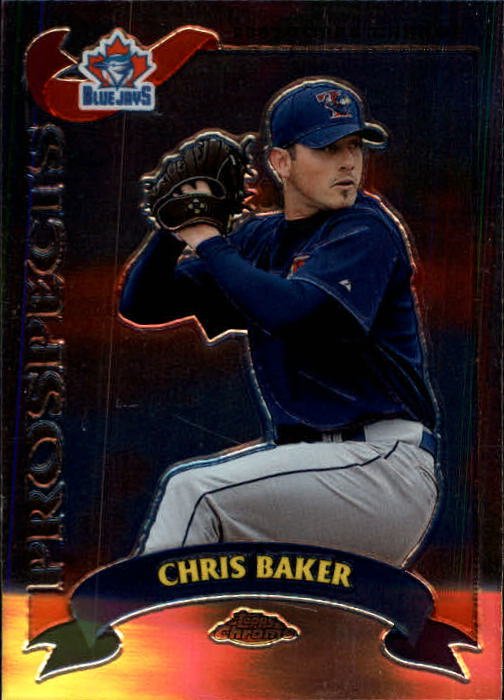 2002 Topps Chrome Traded T154 Chris Baker RC