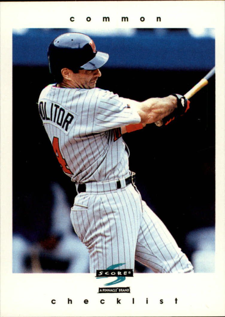 1997 Score 329 Paul Molitor CL