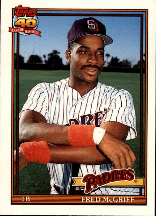1991 Topps Traded 77T Fred McGriff
