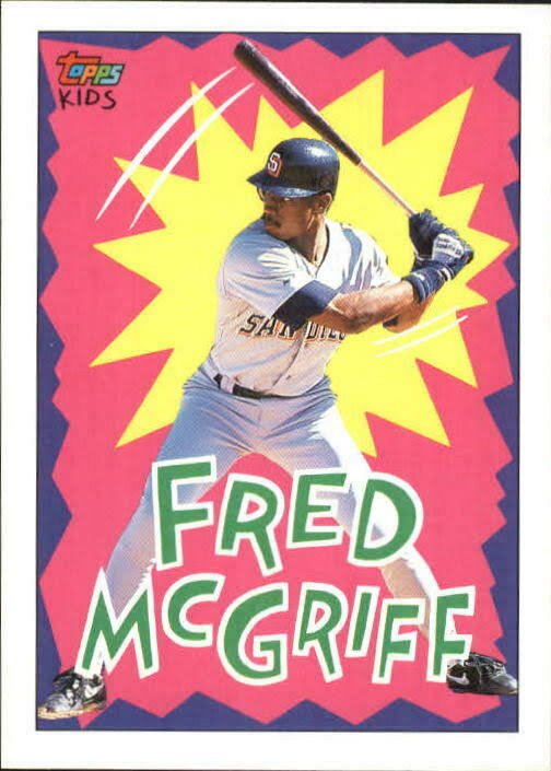 1992 Topps Kids 55 Fred McGriff