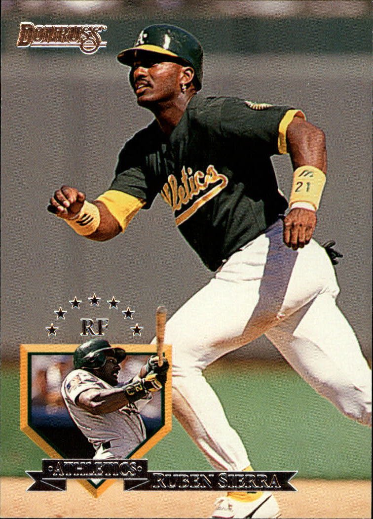 1995 Donruss 406 Ruben Sierra