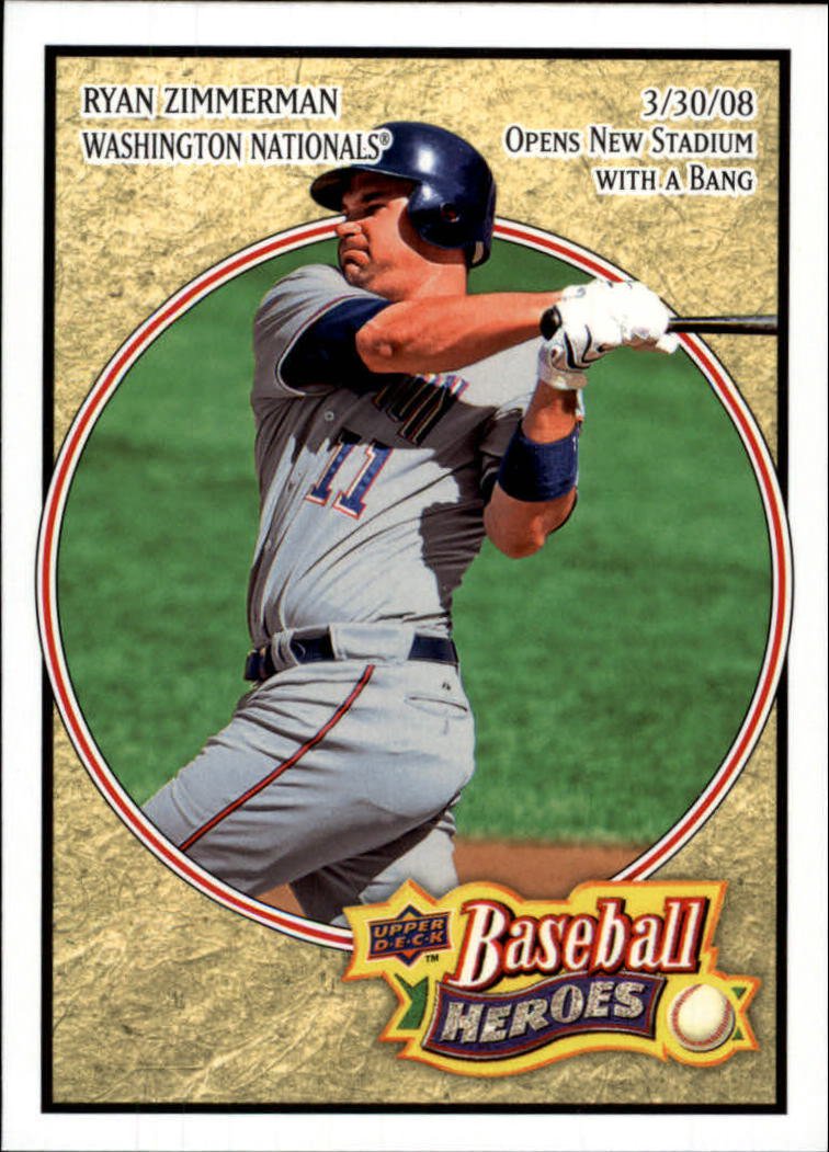 2008 Upper Deck Heroes 173 Ryan Zimmerman