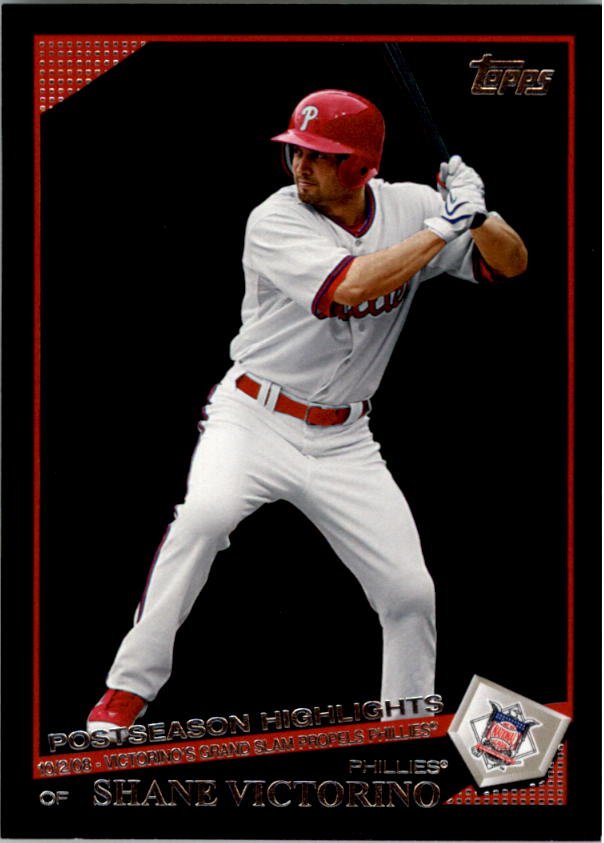 2009 Topps Wal-Mart Black Border 191 Shane Victorino HL