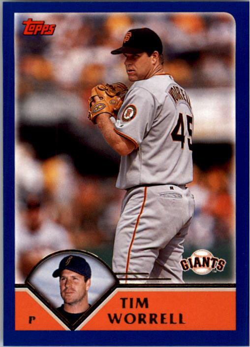 2003 Topps 553 Tim Worrell