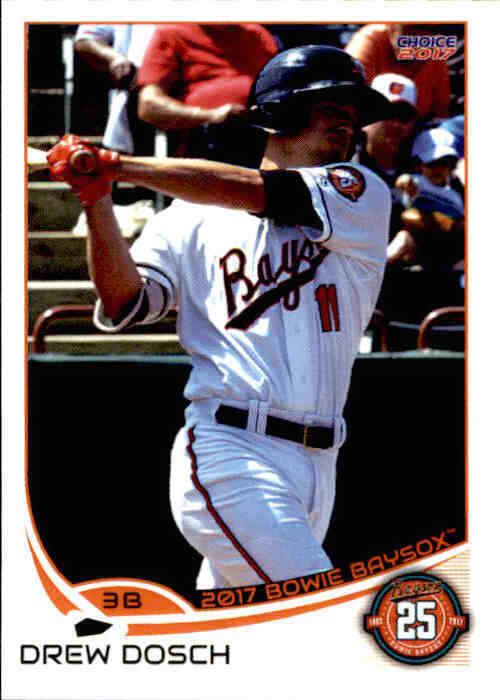 2017 Bowie Baysox Choice #5b Drew Dosch