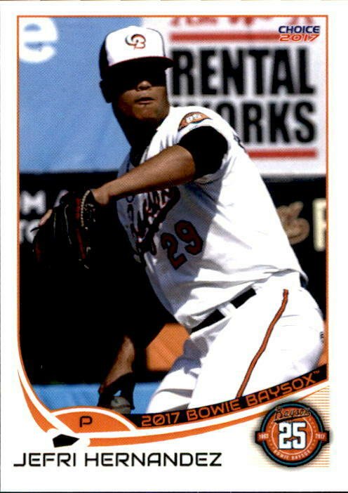 2017 Bowie Baysox Choice 9 Jefri Hernandez