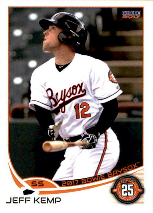 2017 Bowie Baysox Choice 12 Jeff Kemp