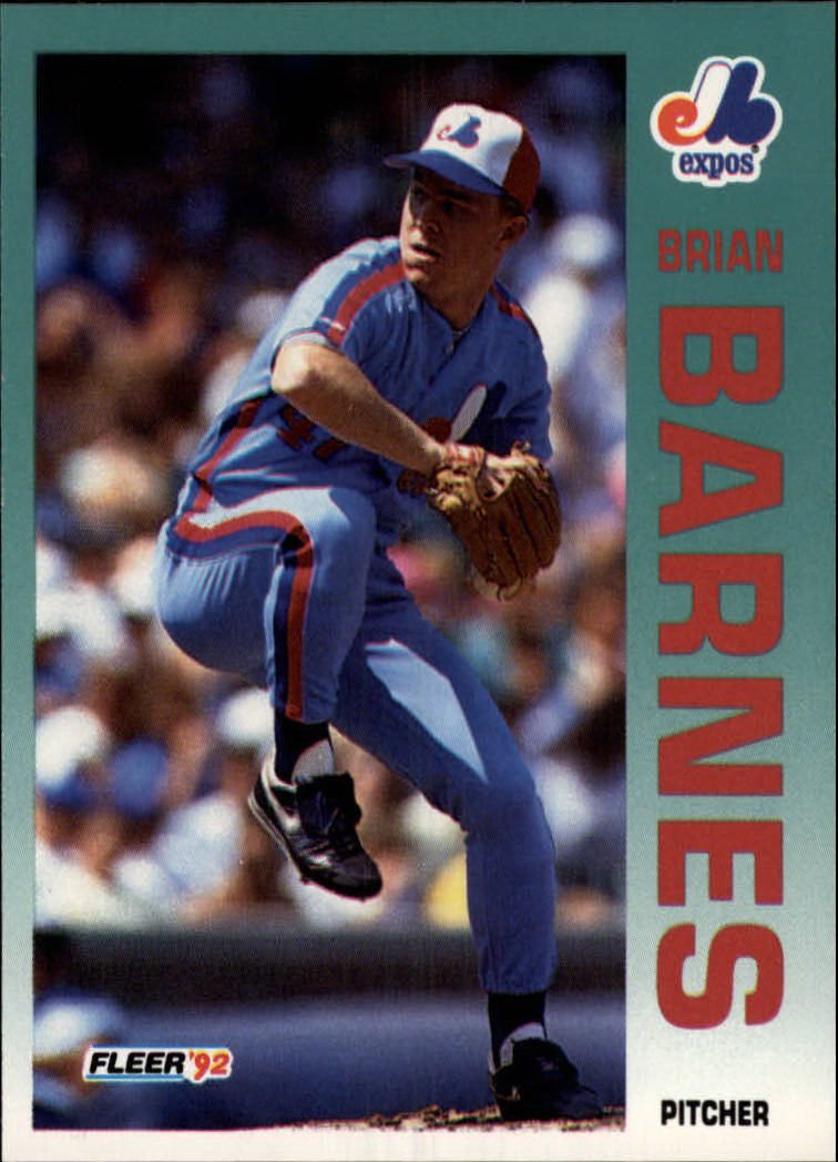 1992 Fleer 473 Brian Barnes