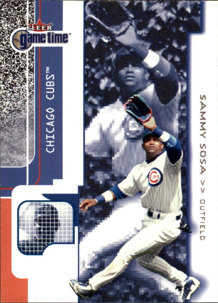 2001 Fleer Game Time 25 Sammy Sosa
