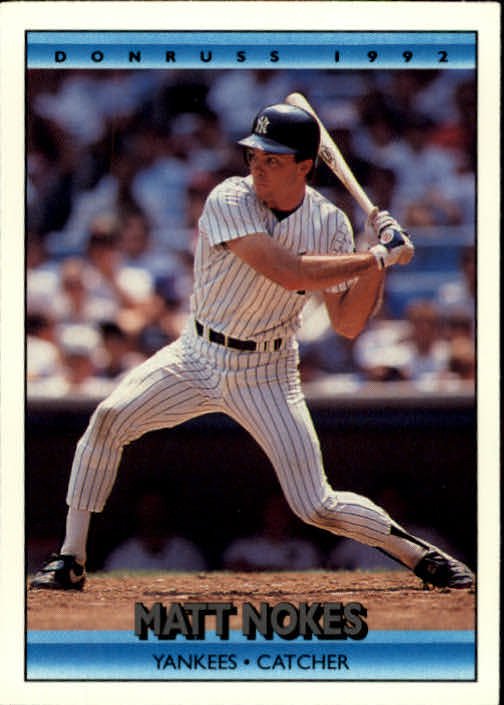 1992 Donruss 126 Matt Nokes