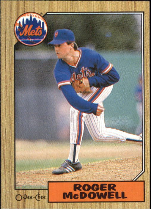 1987 O-Pee-Chee 185 Roger McDowell