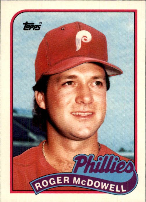 1989 Topps Traded 79T Roger McDowell