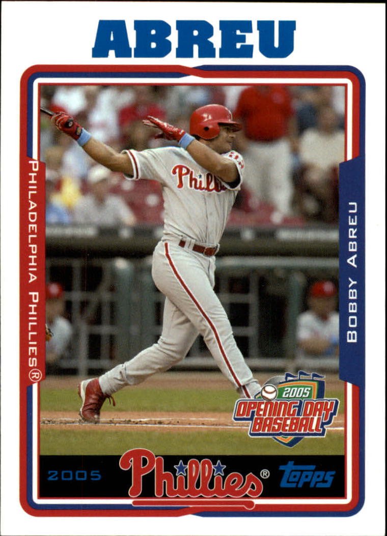 2005 Topps Opening Day 24 Bobby Abreu