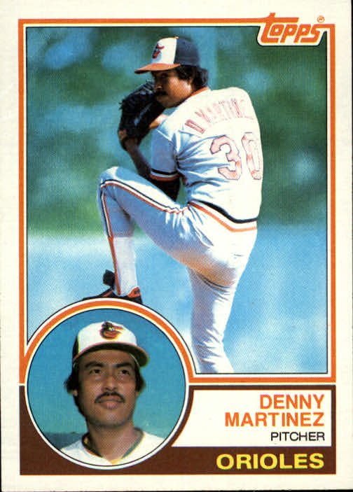 1983 Topps 553 Dennis Martinez